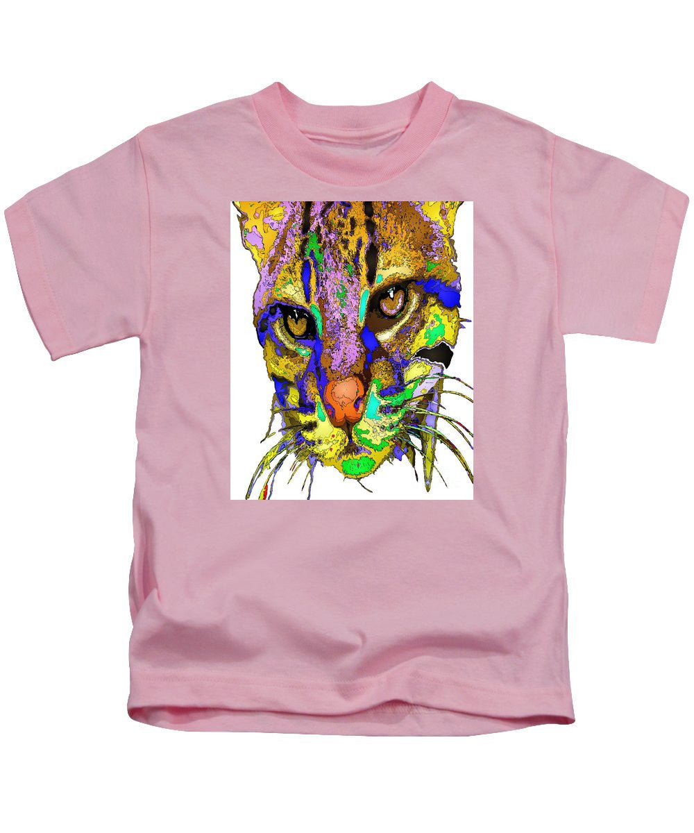 T-shirt pour enfants - Whiskers. Série Pet