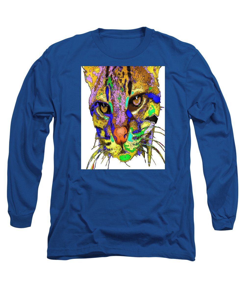 Long Sleeve T-Shirt - Whiskers. Pet Series