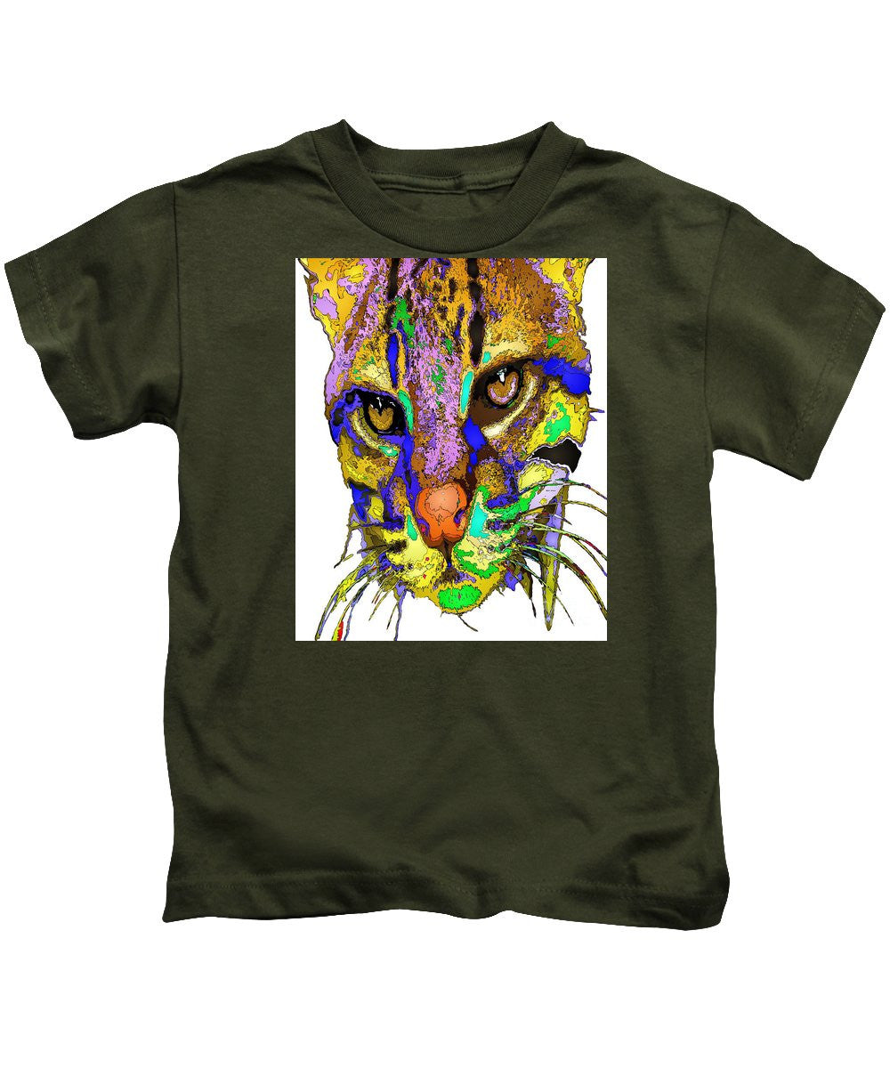 T-shirt pour enfants - Whiskers. Série Pet