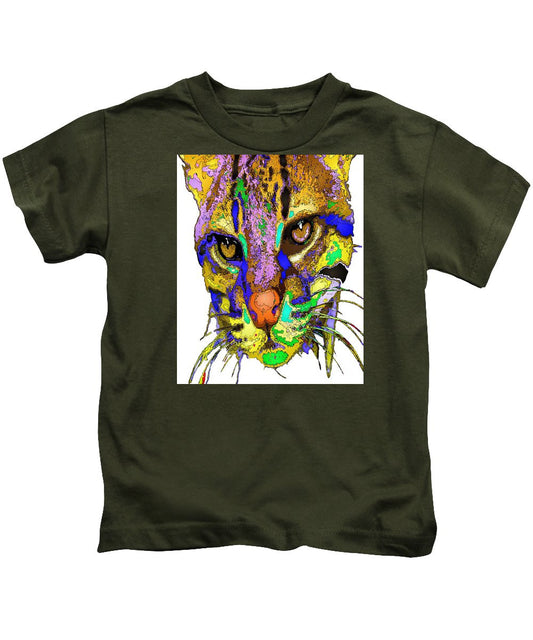 Kids T-Shirt - Whiskers. Pet Series