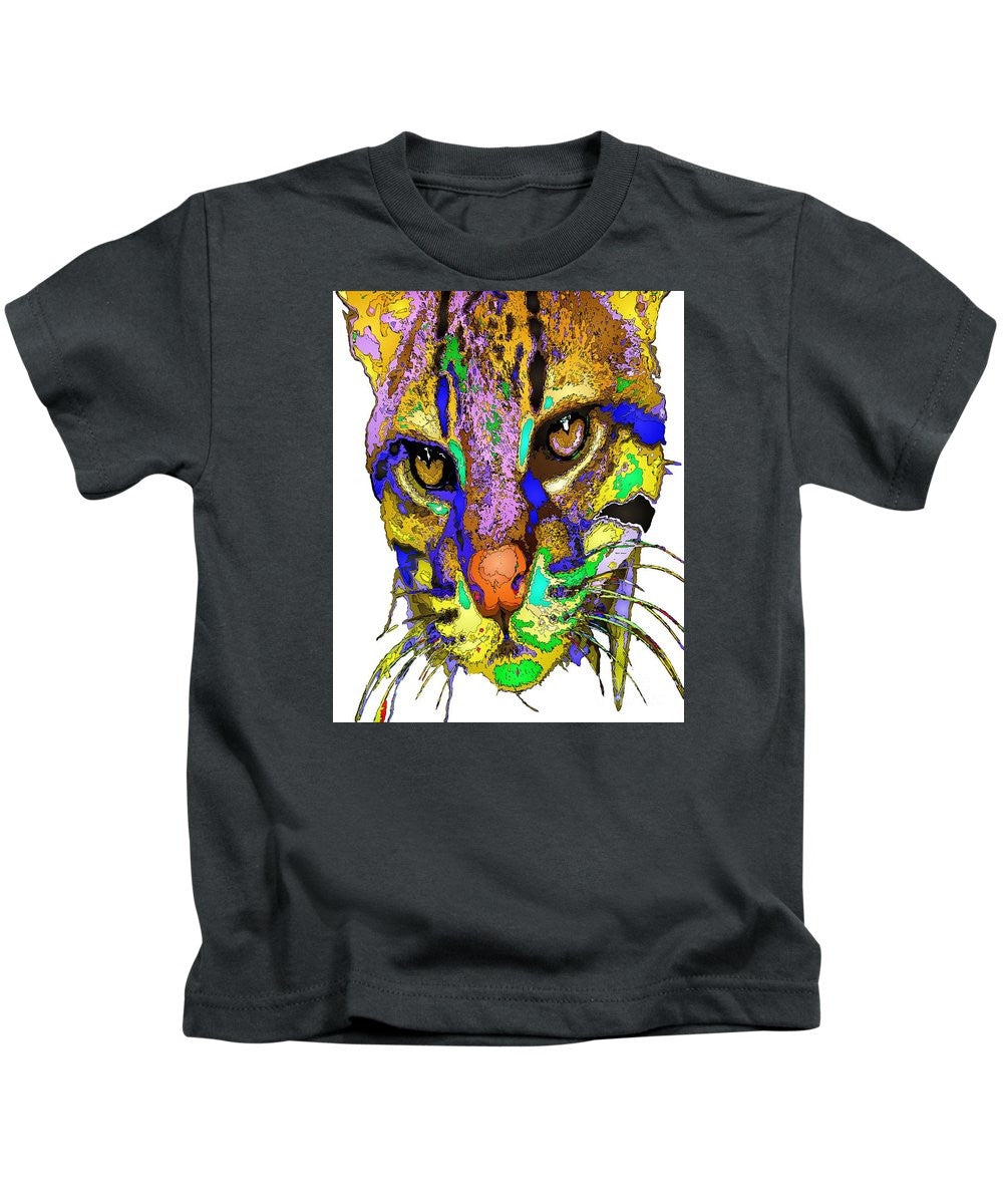 T-shirt pour enfants - Whiskers. Série Pet