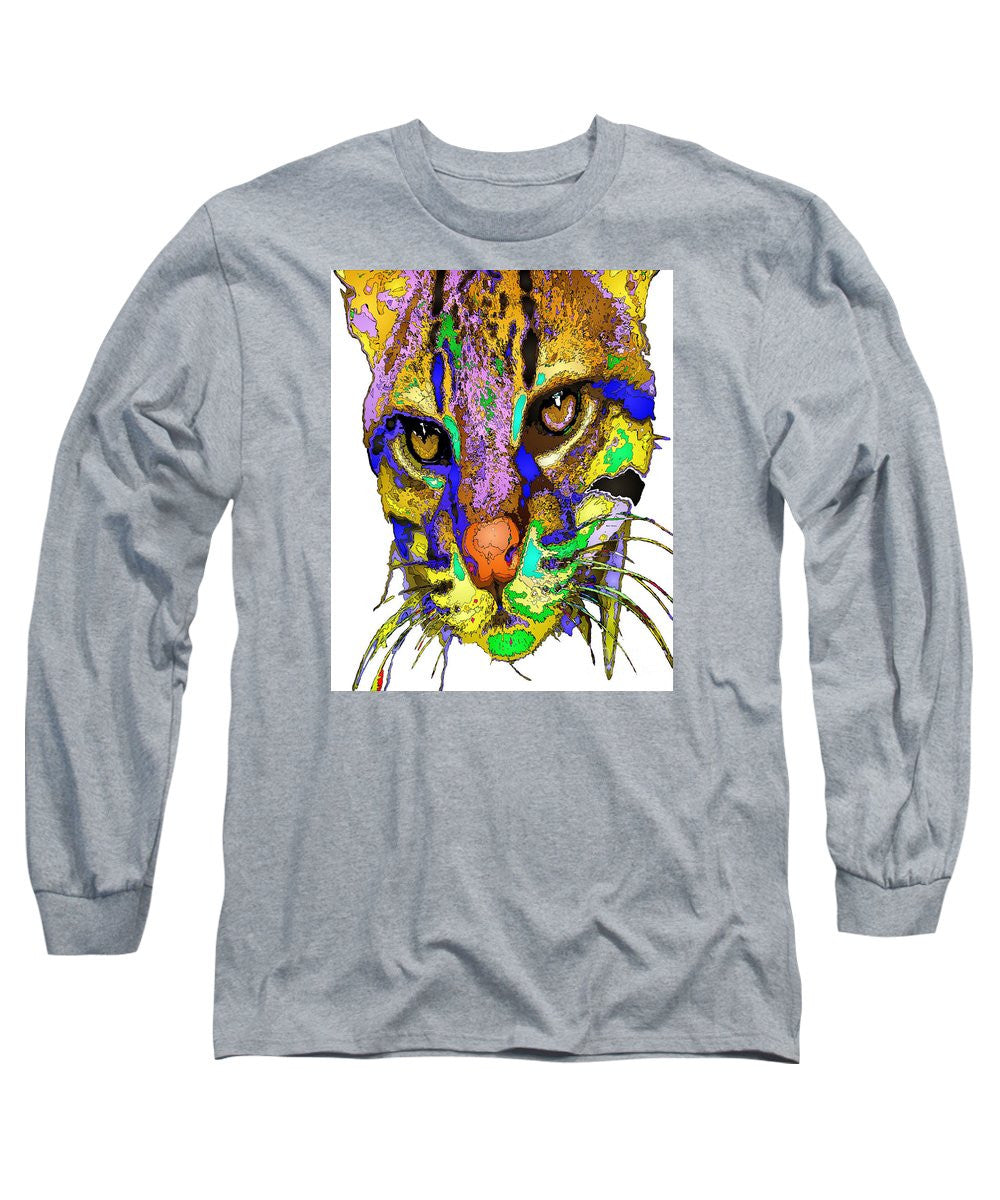 Long Sleeve T-Shirt - Whiskers. Pet Series