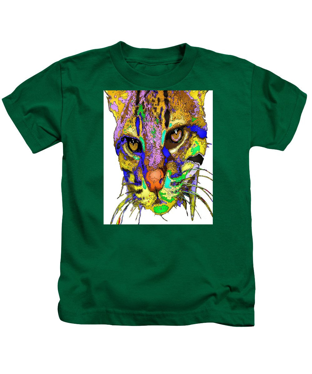 T-shirt pour enfants - Whiskers. Série Pet