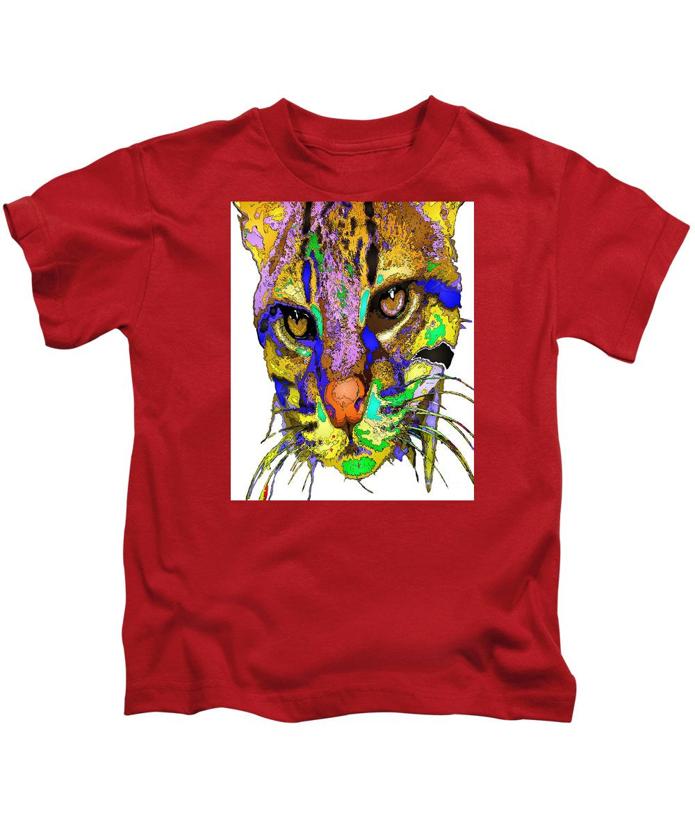 T-shirt pour enfants - Whiskers. Série Pet