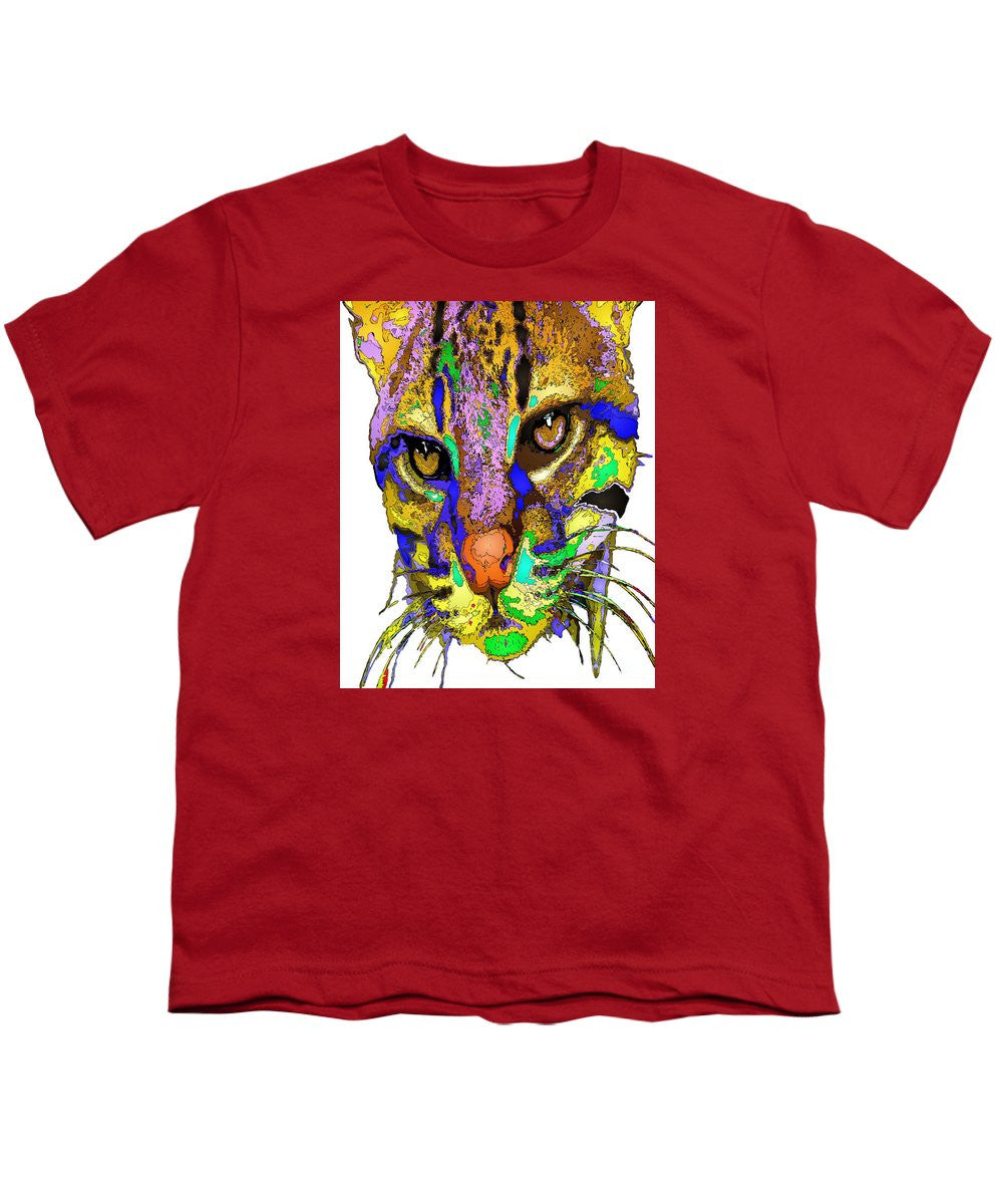 Youth T-Shirt - Whiskers. Pet Series