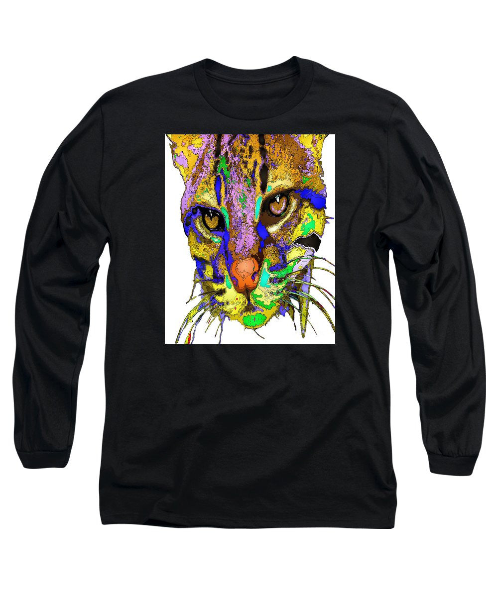 Long Sleeve T-Shirt - Whiskers. Pet Series