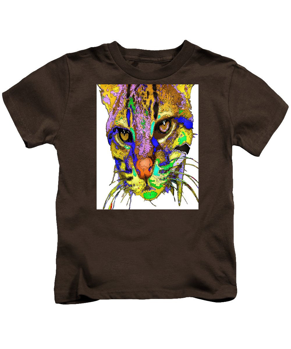 T-shirt pour enfants - Whiskers. Série Pet