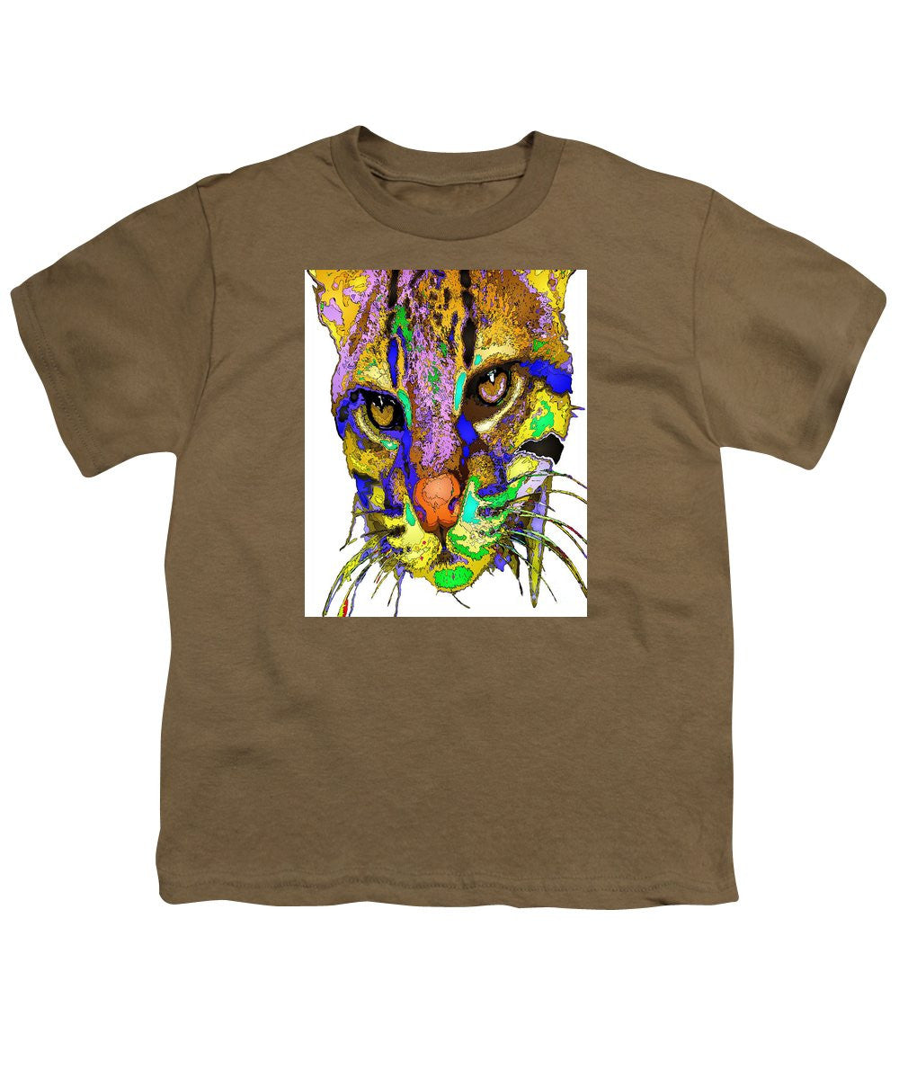Youth T-Shirt - Whiskers. Pet Series