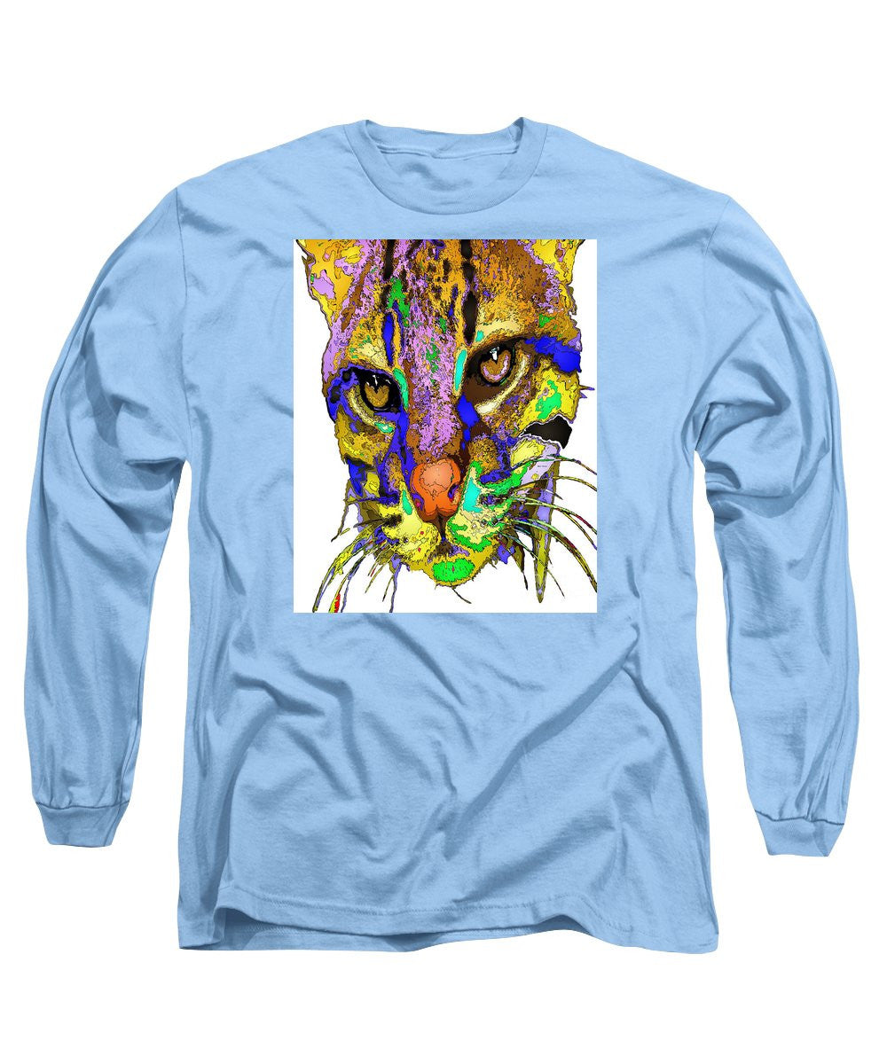 Long Sleeve T-Shirt - Whiskers. Pet Series