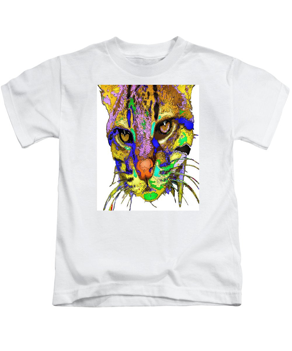 T-shirt pour enfants - Whiskers. Série Pet