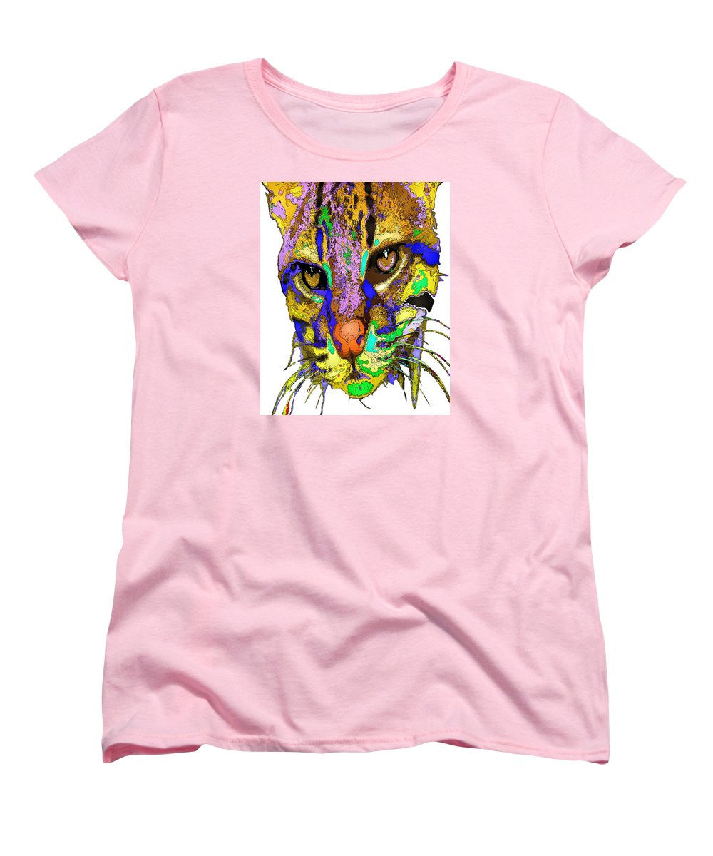 Women's T-Shirt (Standard Cut) - Whiskers. Pet Series