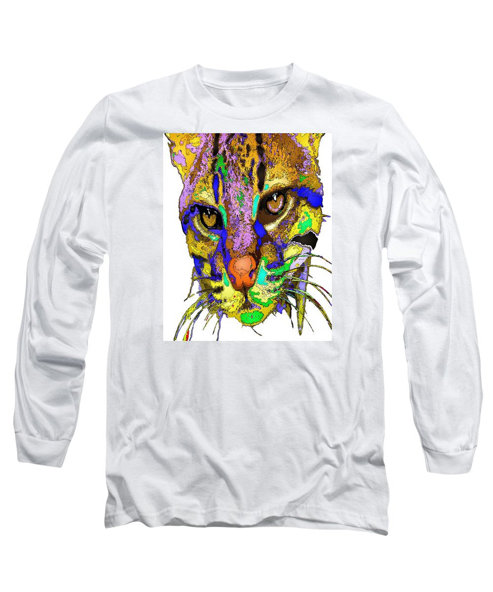 Long Sleeve T-Shirt - Whiskers. Pet Series