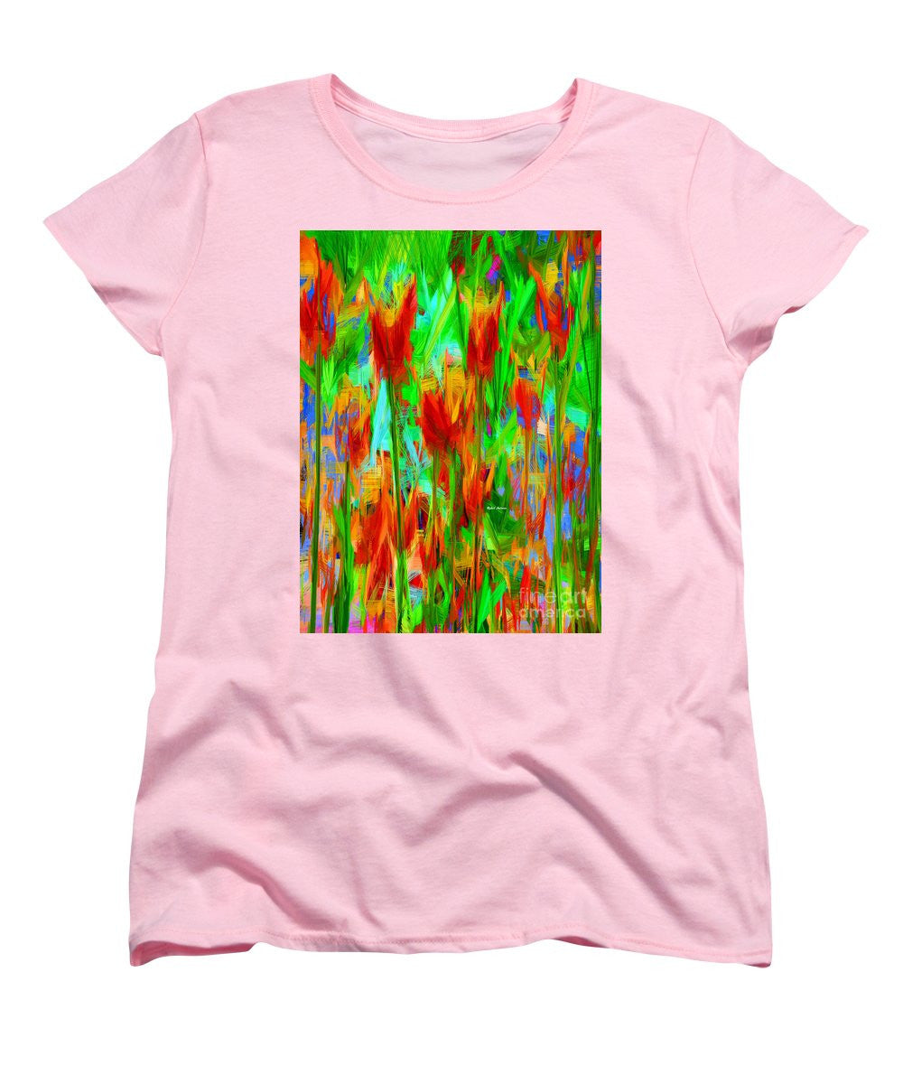 T-shirt pour femme (coupe standard) - Fleurs sauvages