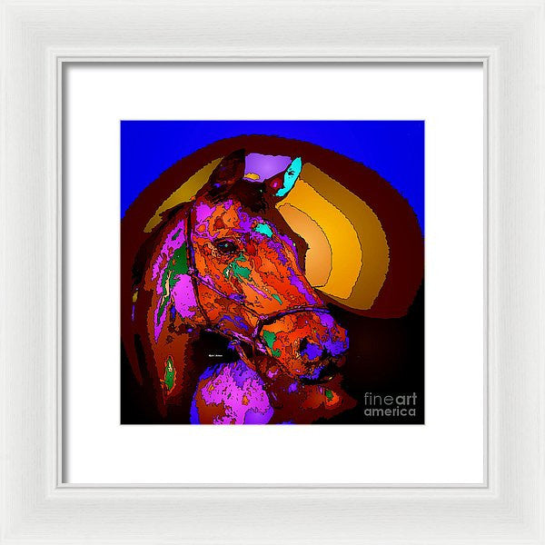 Framed Print - Winning Circle