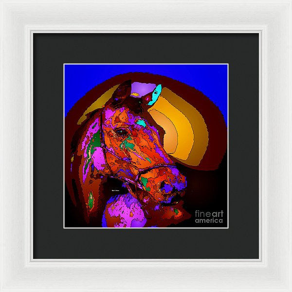 Framed Print - Winning Circle