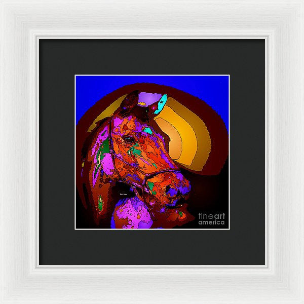 Framed Print - Winning Circle