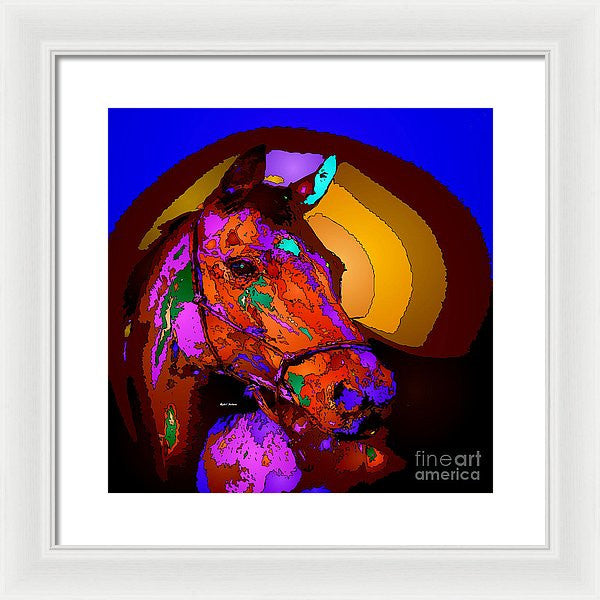 Framed Print - Winning Circle