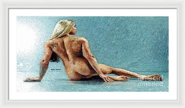 Framed Print - Woman In A Flattering Pose
