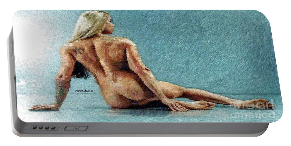 Portable Battery Charger - Woman In A Flattering Pose