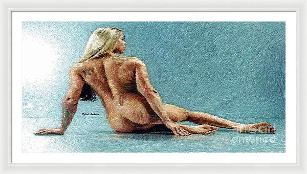 Framed Print - Woman In A Flattering Pose