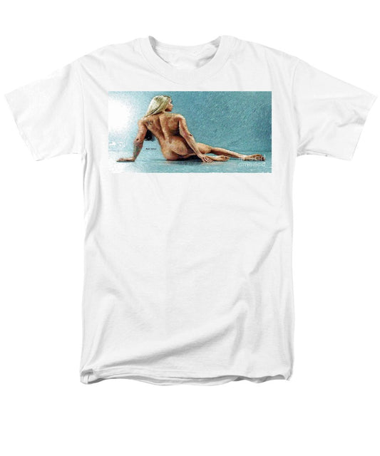 Men's T-Shirt  (Regular Fit) - Woman In A Flattering Pose