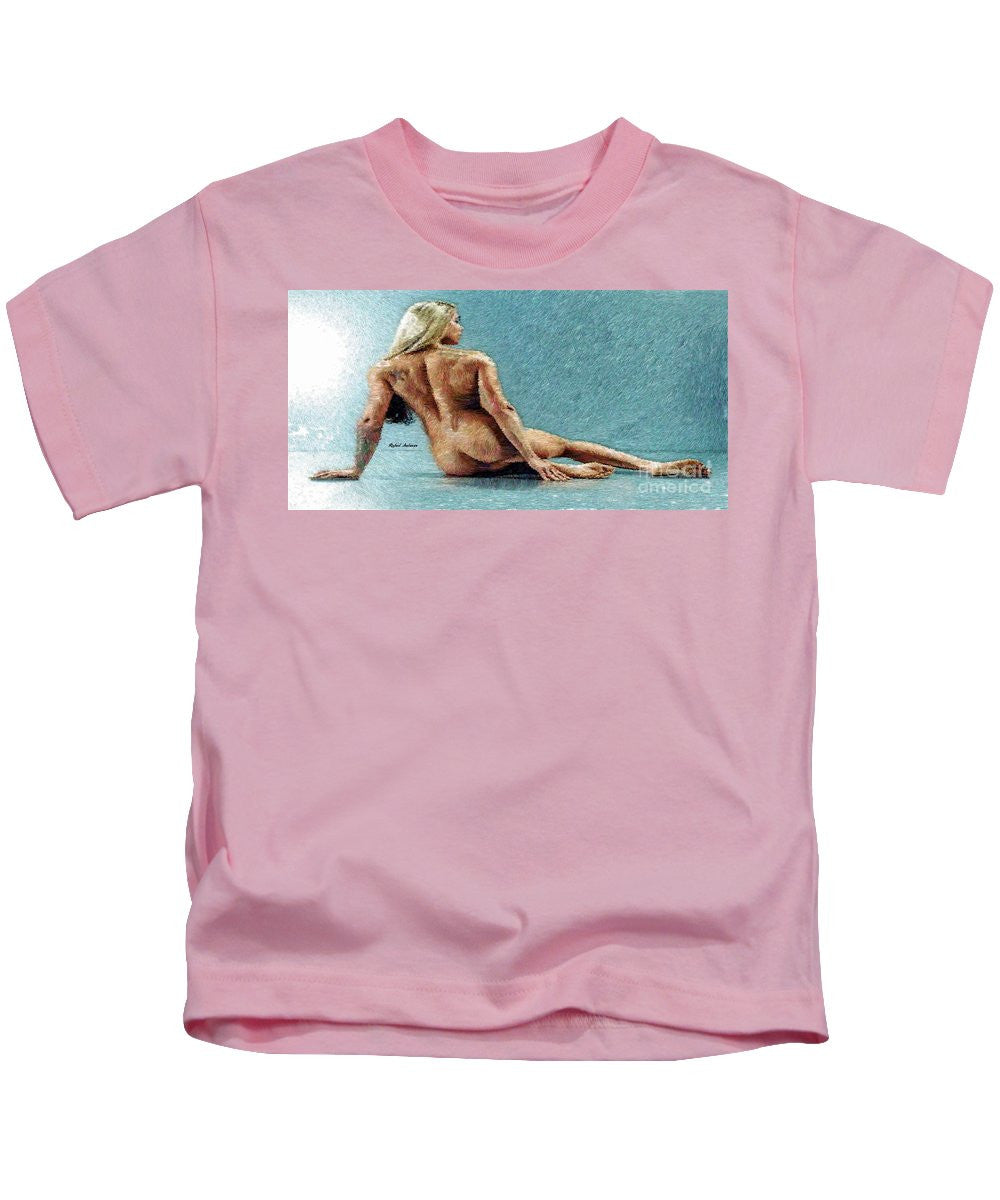 Kids T-Shirt - Woman In A Flattering Pose