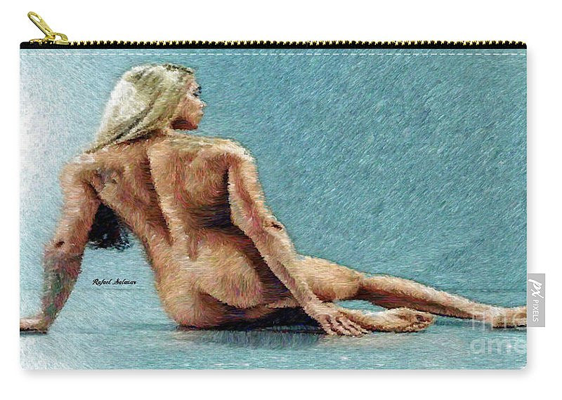 Carry-All Pouch - Woman In A Flattering Pose