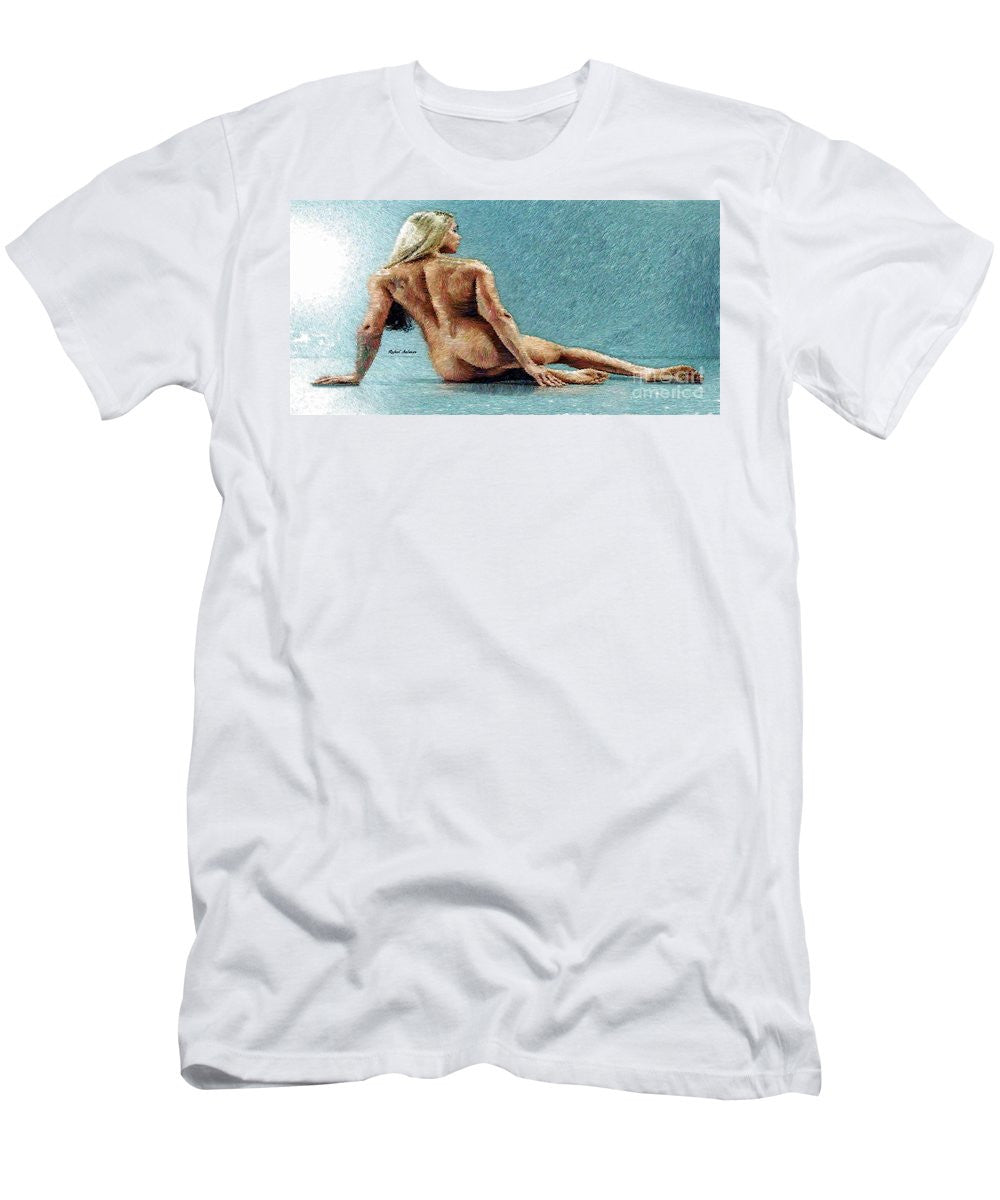 Men's T-Shirt (Slim Fit) - Woman In A Flattering Pose