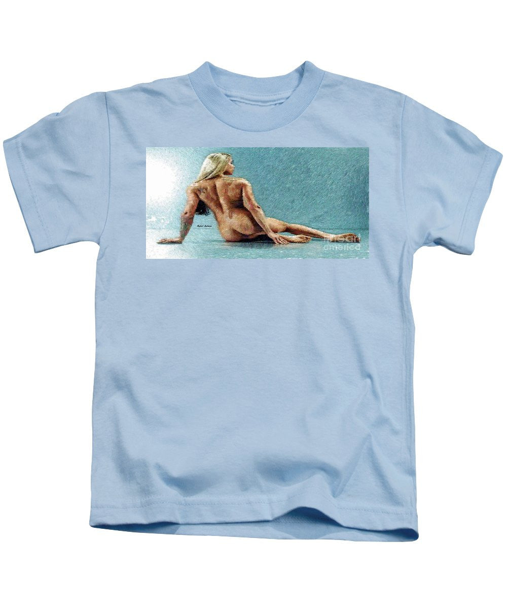 Kids T-Shirt - Woman In A Flattering Pose