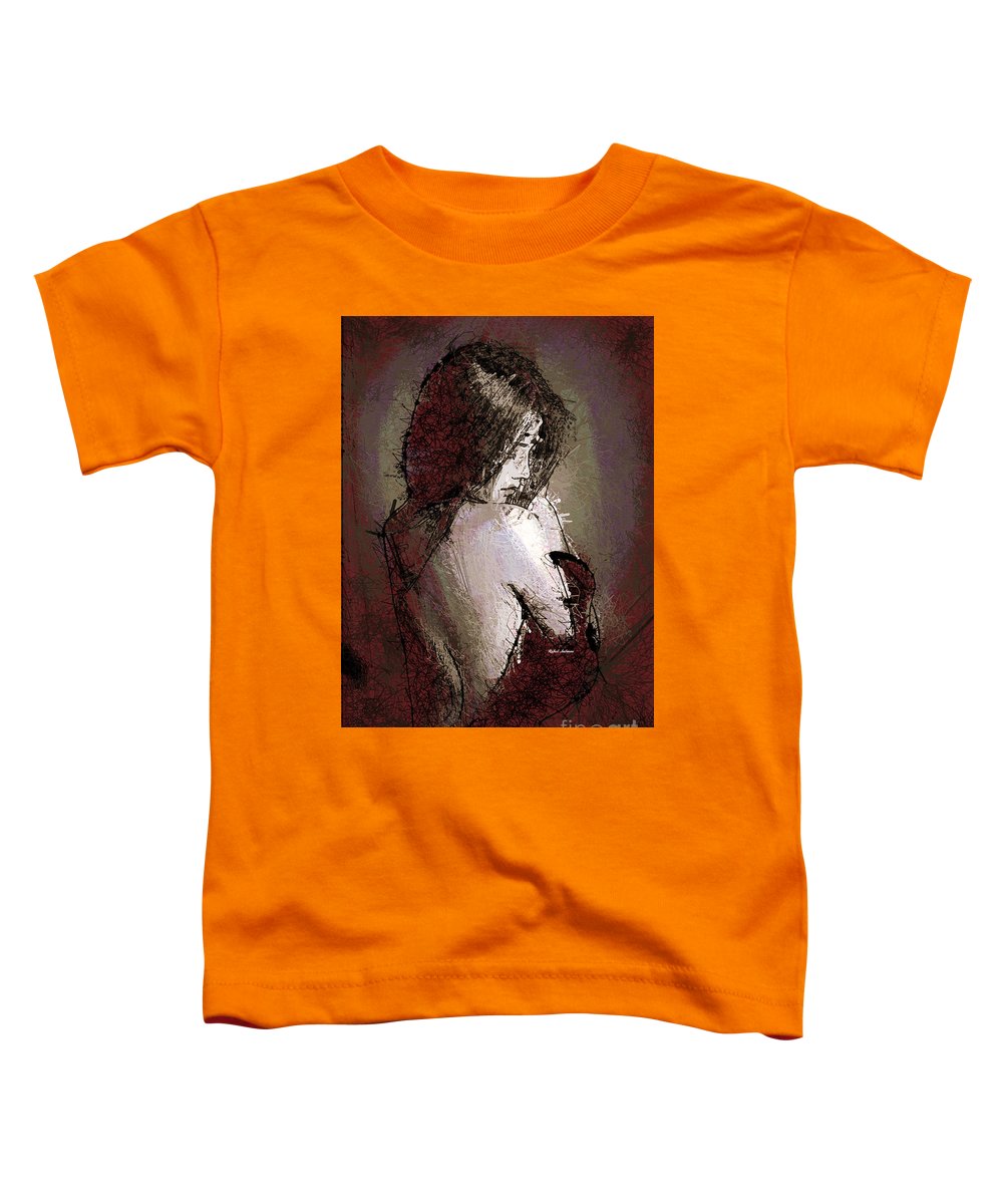 Woman In A Red Dress - Toddler T-Shirt