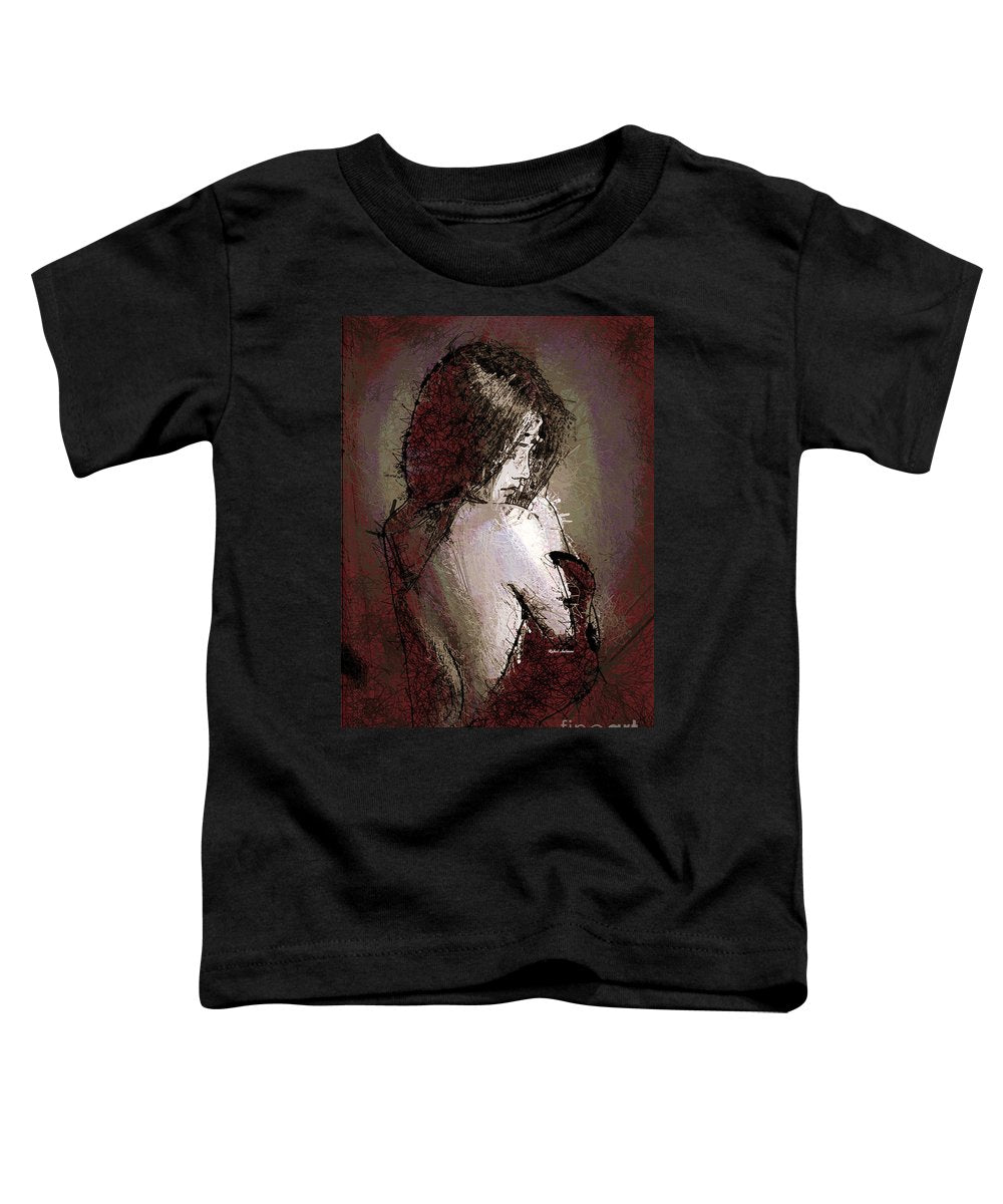 Woman In A Red Dress - Toddler T-Shirt