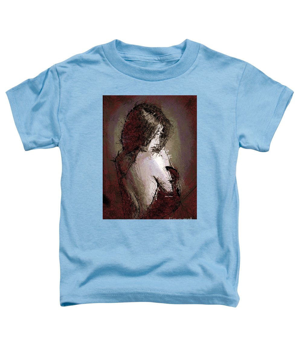 Woman In A Red Dress - Toddler T-Shirt