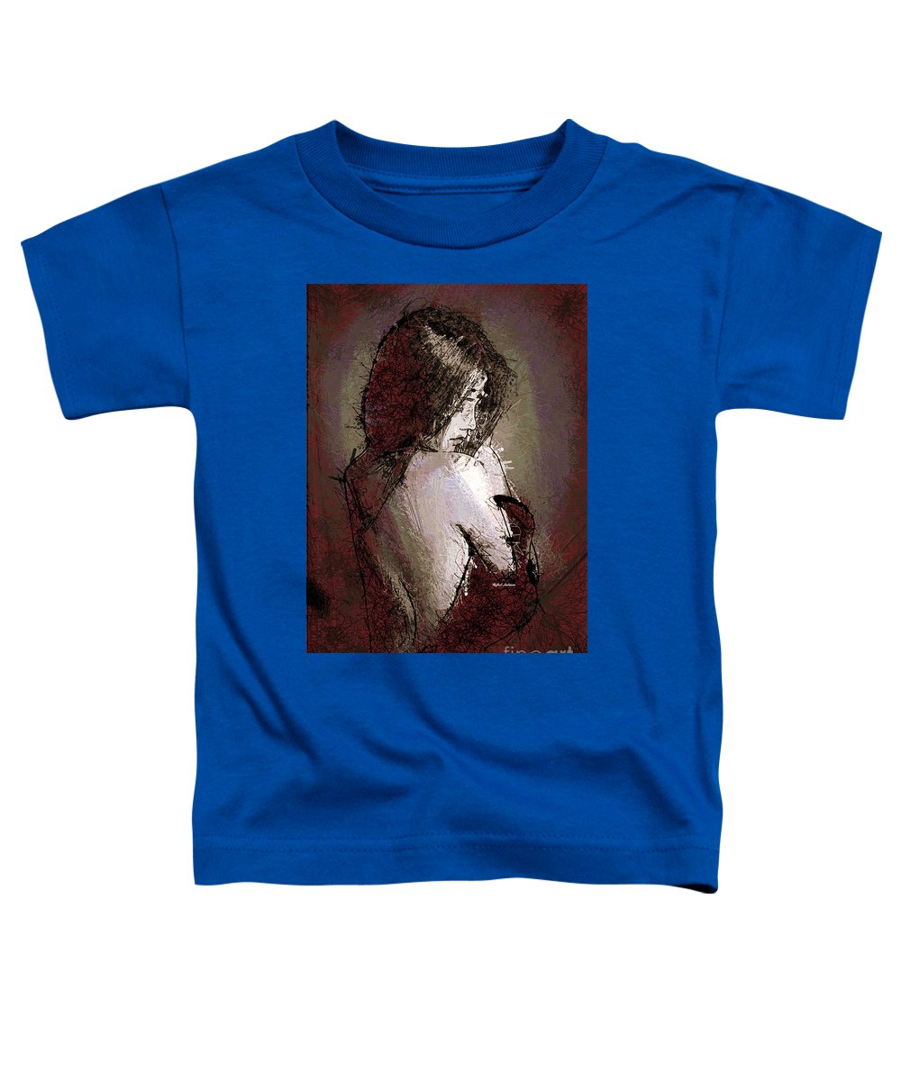 Woman In A Red Dress - Toddler T-Shirt