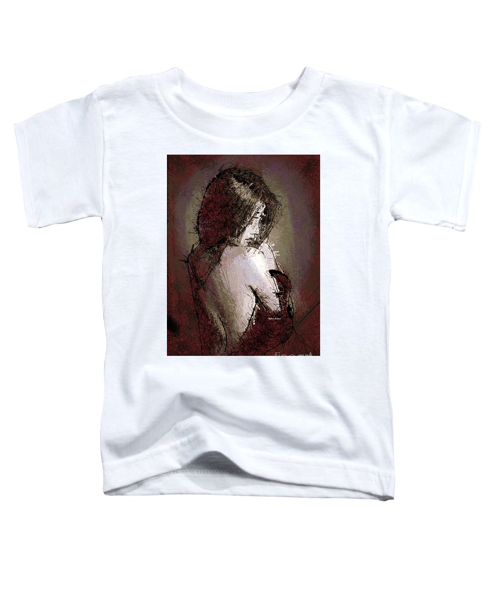 Woman In A Red Dress - Toddler T-Shirt