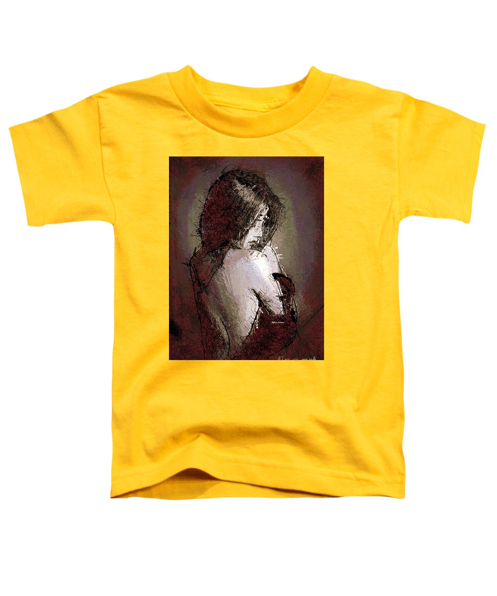 Woman In A Red Dress - Toddler T-Shirt