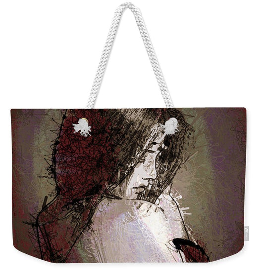 Woman In A Red Dress - Weekender Tote Bag