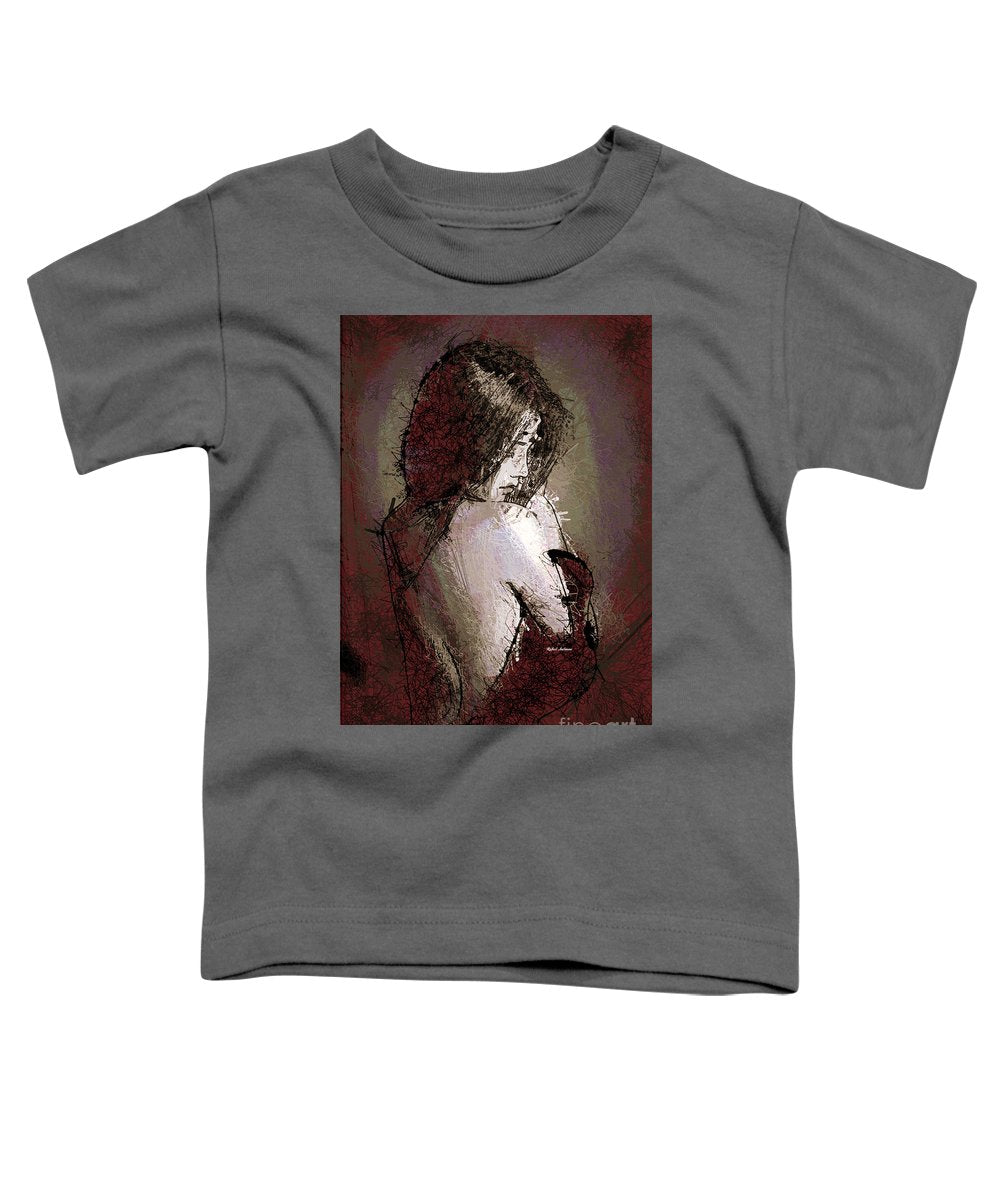 Woman In A Red Dress - Toddler T-Shirt