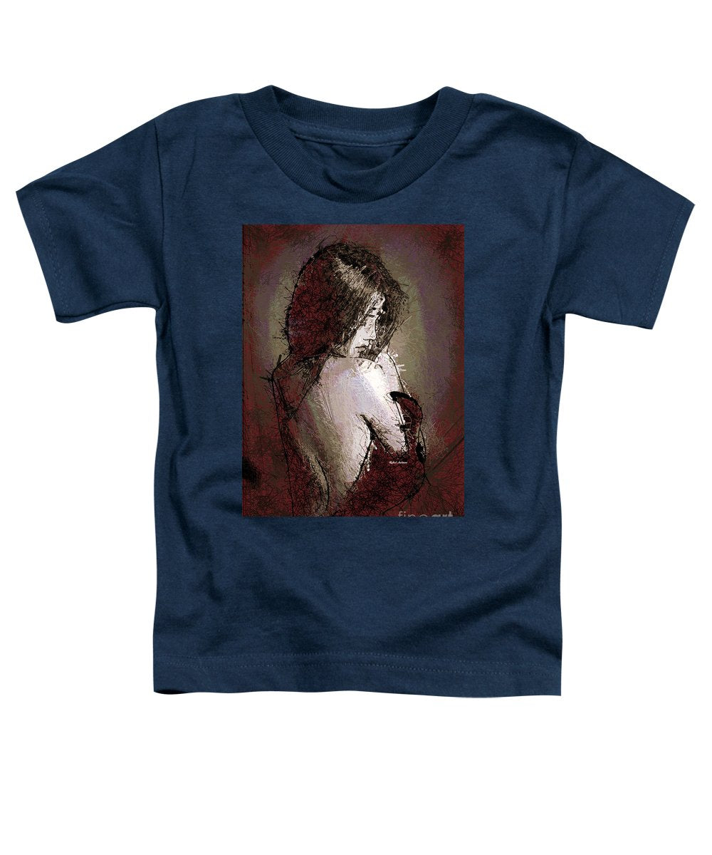 Woman In A Red Dress - Toddler T-Shirt