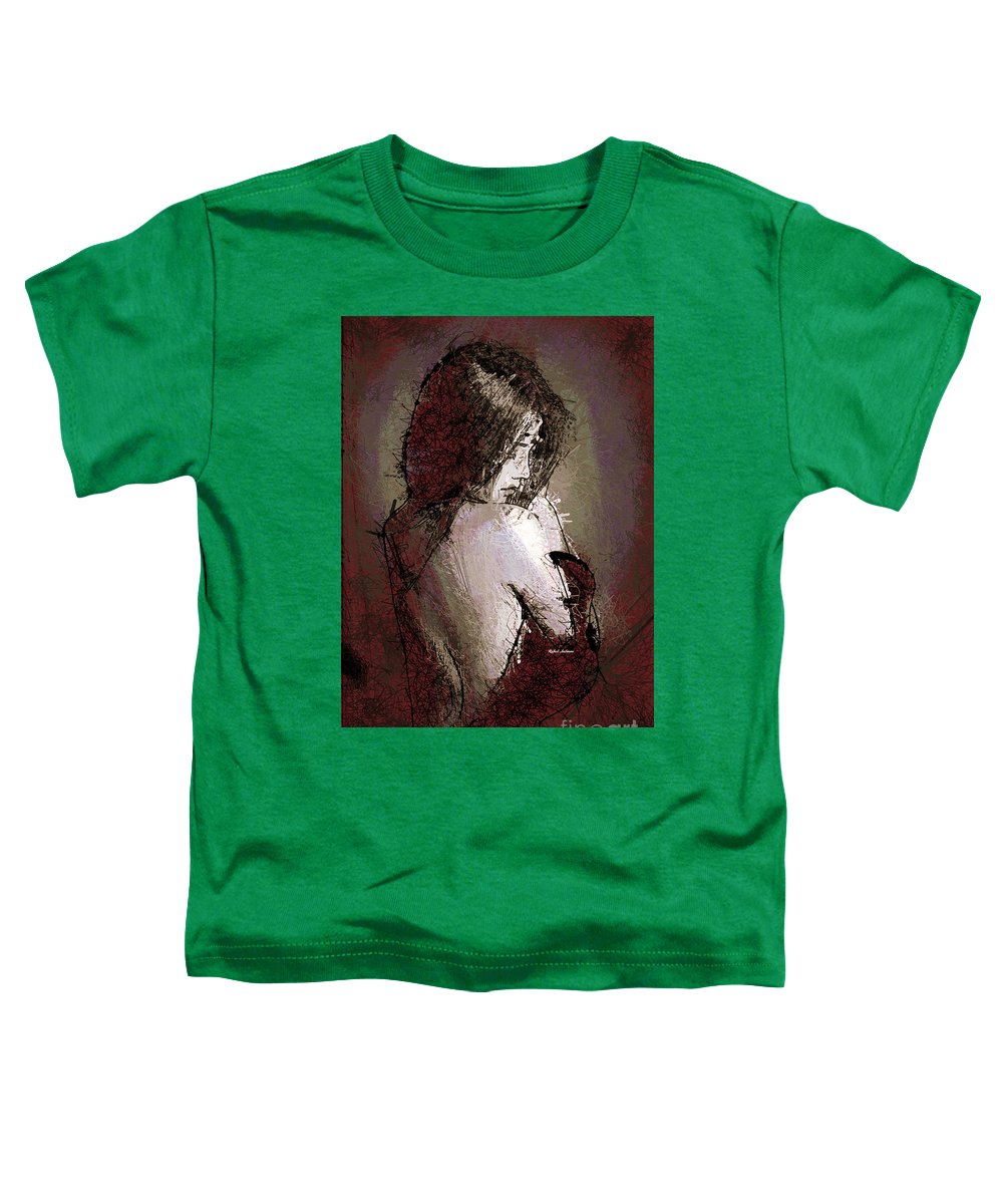 Woman In A Red Dress - Toddler T-Shirt