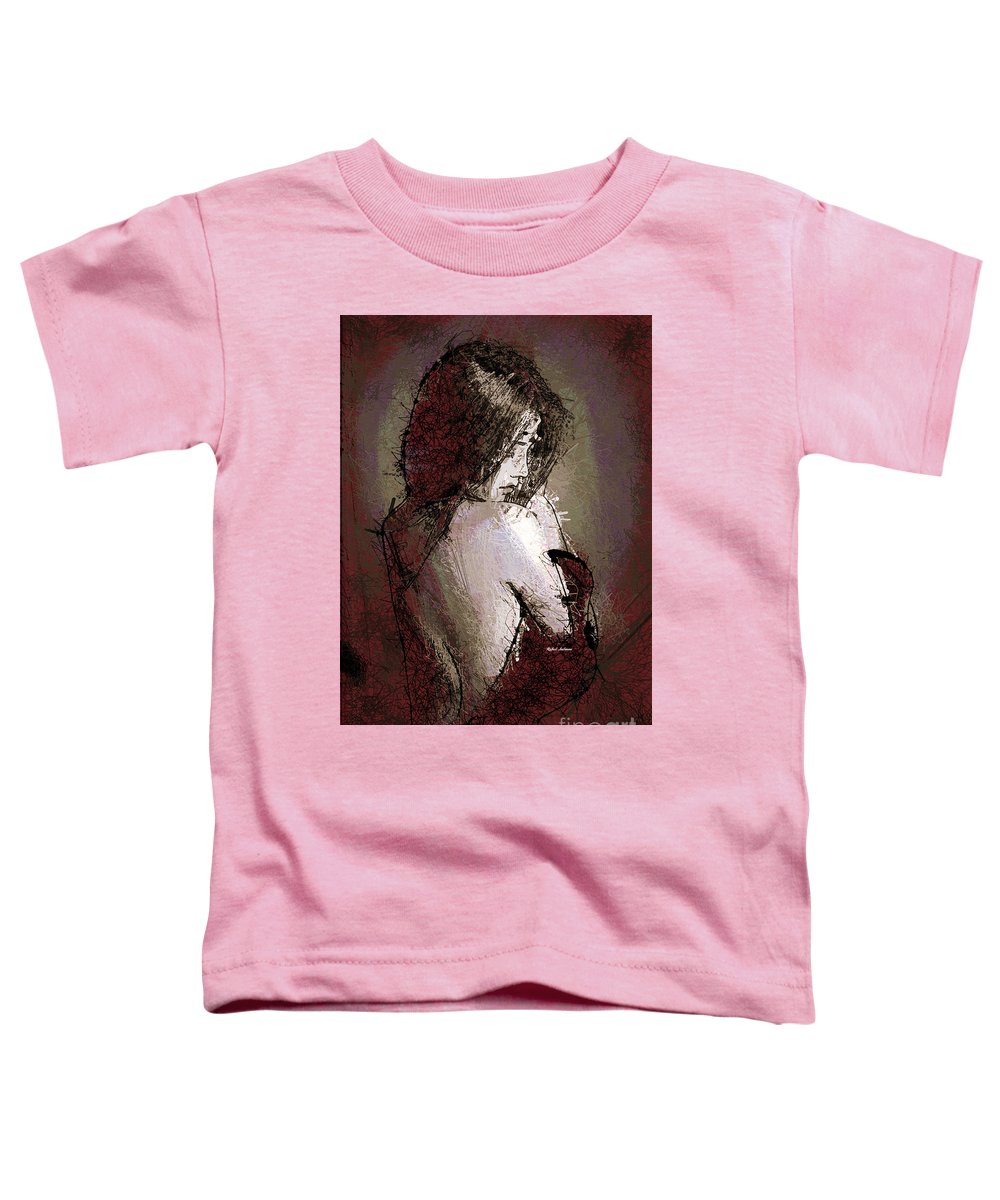 Woman In A Red Dress - Toddler T-Shirt