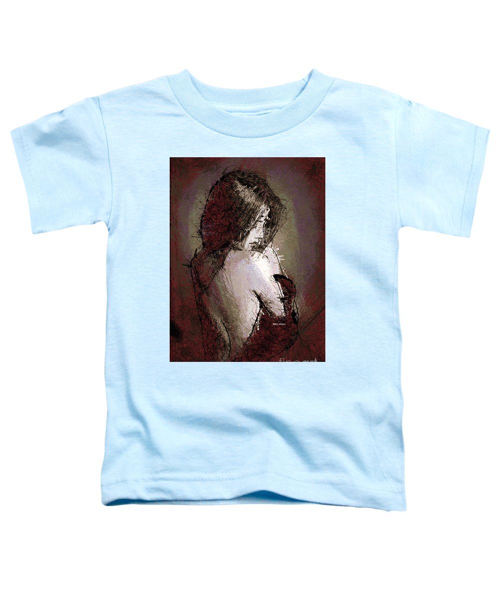 Woman In A Red Dress - Toddler T-Shirt