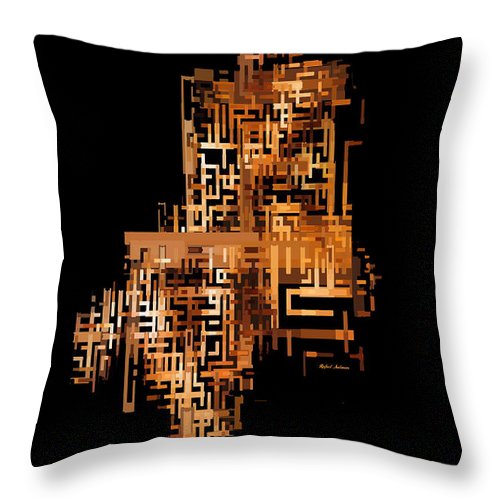 Woman In Code - Throw Pillow