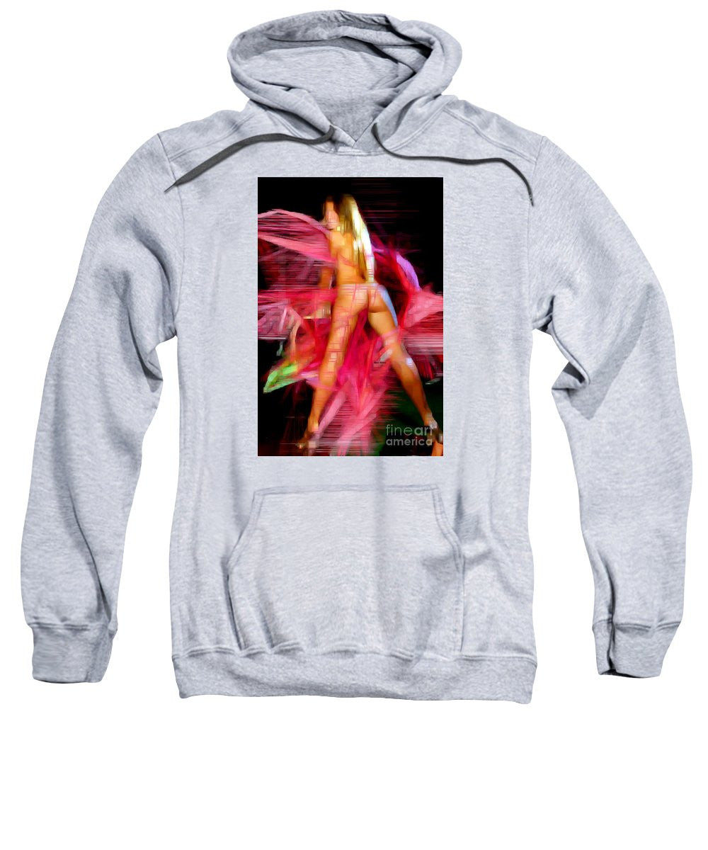 Sweatshirt - Woman In Pink