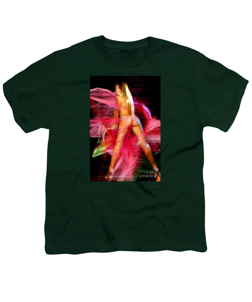 Youth T-Shirt - Woman In Pink