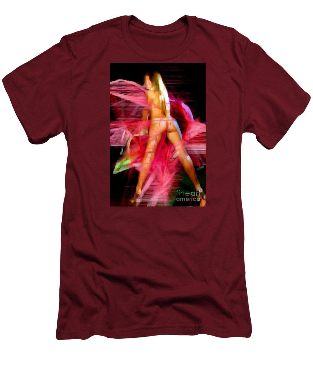 Men's T-Shirt (Slim Fit) - Woman In Pink