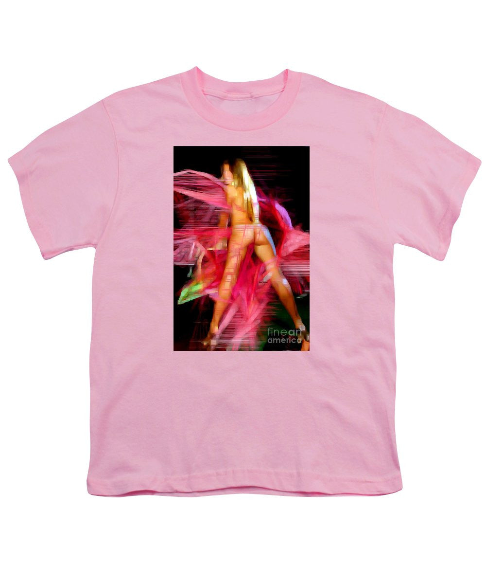 Youth T-Shirt - Woman In Pink