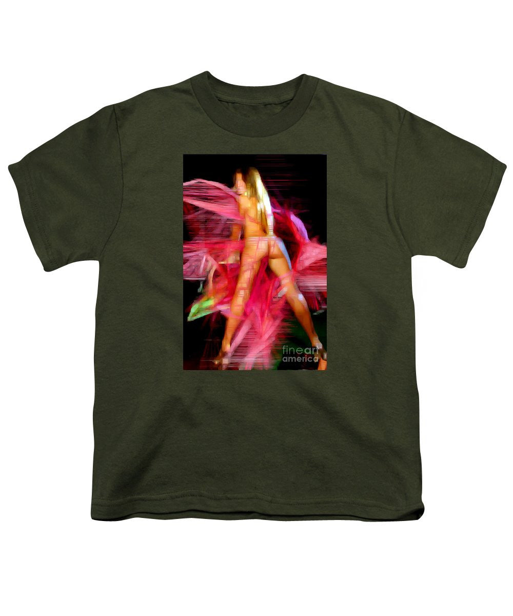 Youth T-Shirt - Woman In Pink