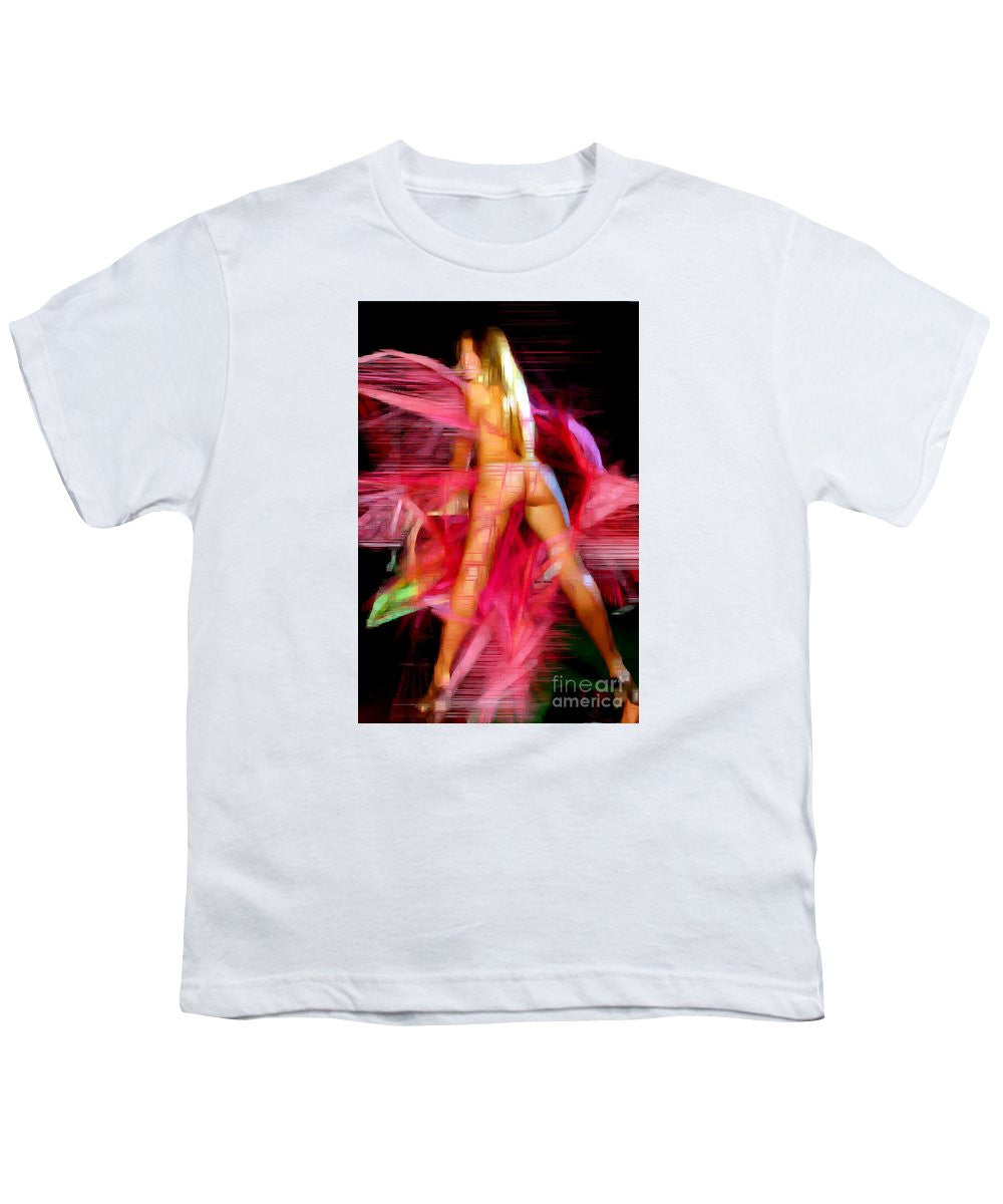 Youth T-Shirt - Woman In Pink