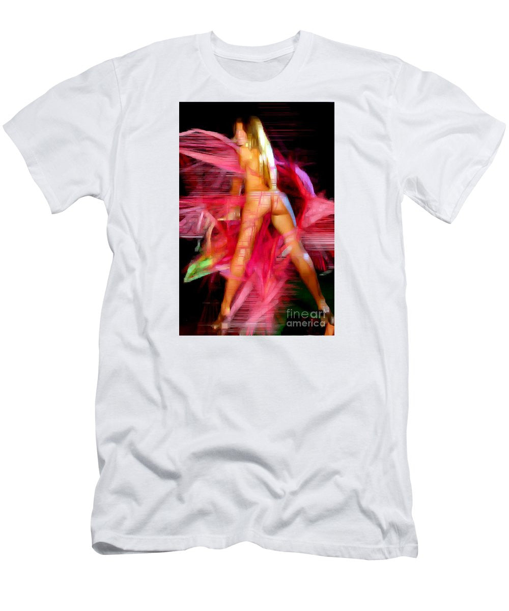 Men's T-Shirt (Slim Fit) - Woman In Pink