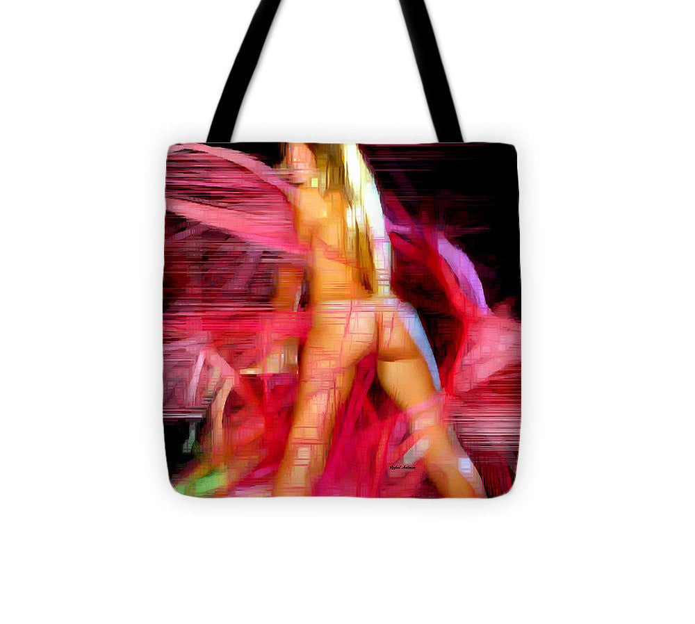 Tote Bag - Woman In Pink